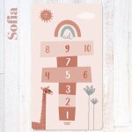 Tapis nomade marelle sofia multicolore