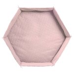 Tapis de parc bb hexagonal roba style - rembourrage latral scuris rose / mauve