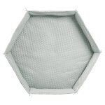 Tapis de parc bb hexagonal roba style - rembourrage latral scuris vert givr
