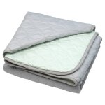 Tapis de parc tapis d'�veil b�b� r�versible en coton piqu� vert menthe