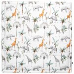 Tapis de parc tapis d'veil rversible safari safari, vert, gris, blanc