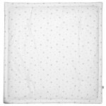 Tapis de parc tapis d'veil rversible stella stella, imprim toiles blanc,