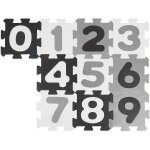 Tapis puzzle avec num�ros hermine 10 pcs. multicolore