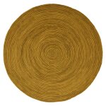 Tapis rond laine feutr�e neethu mangue