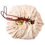 Tapis et sac de rangement cherry rose