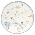 Tapis et sac de rangement city map multi - coloured