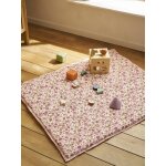 Tapis de sol enfant en coton rose imprim�
