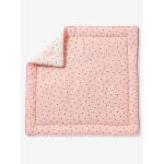 Tapis de sol / fond de parc gaze de coton mon coeur rose imprim�