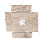 Tapis tour pour parc gris galet