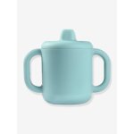 Tasse d'apprentissage en silicone bleu