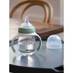 Tasse paille (300 ml) beaba vert sauge Tasse paille (300 ml) beaba vert sauge