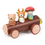Taxi des animaux de la forêt multicolore Taxi des animaux de la forêt multicolore