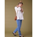 Tee - shirt blouse brod grossesse et allaitement envie de fraise cru