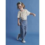 Tee - shirt blouse manches papillon fille cru