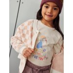 Tee - shirt egérie détails fantaisie fille manches longues beige poudré Tee - shirt egérie détails fantaisie fille manches longues beige poudré