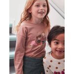 Tee - shirt egérie détails fantaisie fille manches longues vieux rose Tee - shirt egérie détails fantaisie fille manches longues vieux rose