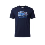 Tee - shirt enfant en coton marine, blanc