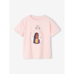 Tee - shirt fille disney wish rose