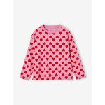 Tee - shirt fille manches longues vieux rose