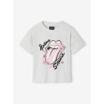 Tee - shirt fille the rolling stones gris chin�