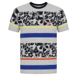 Tee - shirt gar�on en coton gris, noir, bleu, jaune, rouge