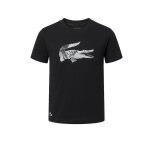 Tee - shirt gar�on en coton noir fonc�