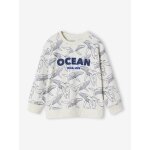 Tee - shirt garon effet sweat imprim blanc chin