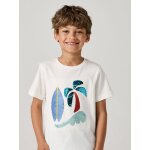 Tee - shirt gar�on motif � sequins r�versibles �cru