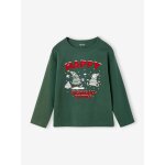 Tee - shirt garon nol motif ludique vert sapin