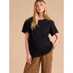 Tee - shirt grossesse bi - matire envie de fraise manches en broderie anglaise noir