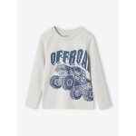 Tee - shirt imprim� gar�on manches longues blanc chin�