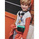 Tee - shirt longues manches colorblock gar�on multicolore