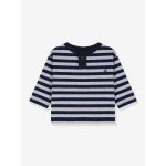 Tee - shirt manches longues b�b� en coton - bleu