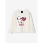 Tee - shirt manches longues peanuts snoopy fille �cru