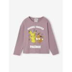 Tee - shirt manches longues pok�mon fille violet