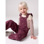 Tee - shirt marini�re fille manches longues prune