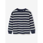 Tee - shirt rayé manches longues garçon bleu nuit Tee - shirt rayé manches longues garçon bleu nuit
