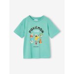 Teeshirt pok�mon captain pikachu vert sauge