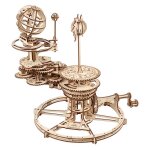 Tellurion mcanique maquette en bois  construire, reprsentation du soleil, de la terre et de la lune ...