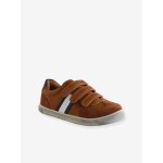 Tennis enfant gar�on synth�tique � scratchs marron