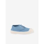 Tennis  lacets coton enfant bleu jean