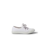 Tennis en toile avec lacets blanc Tennis en toile avec lacets blanc