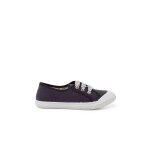 Tennis en toile avec lacets bleu denim Tennis en toile avec lacets bleu denim
