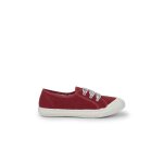 Tennis en toile avec lacets grenat Tennis en toile avec lacets grenat