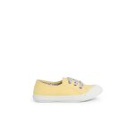 Tennis en toile avec lacets jaune Tennis en toile avec lacets jaune