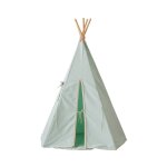 Tente tipi renard en coton vert