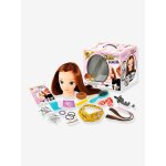 T�te � coiffer avec �tau rose