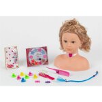 T�te � coiffer et � maquiller de 33 cm multicolore