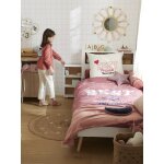 T�te de lit avec rangement coulissable blanc
