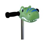T�te de trottinette dinosaure vert